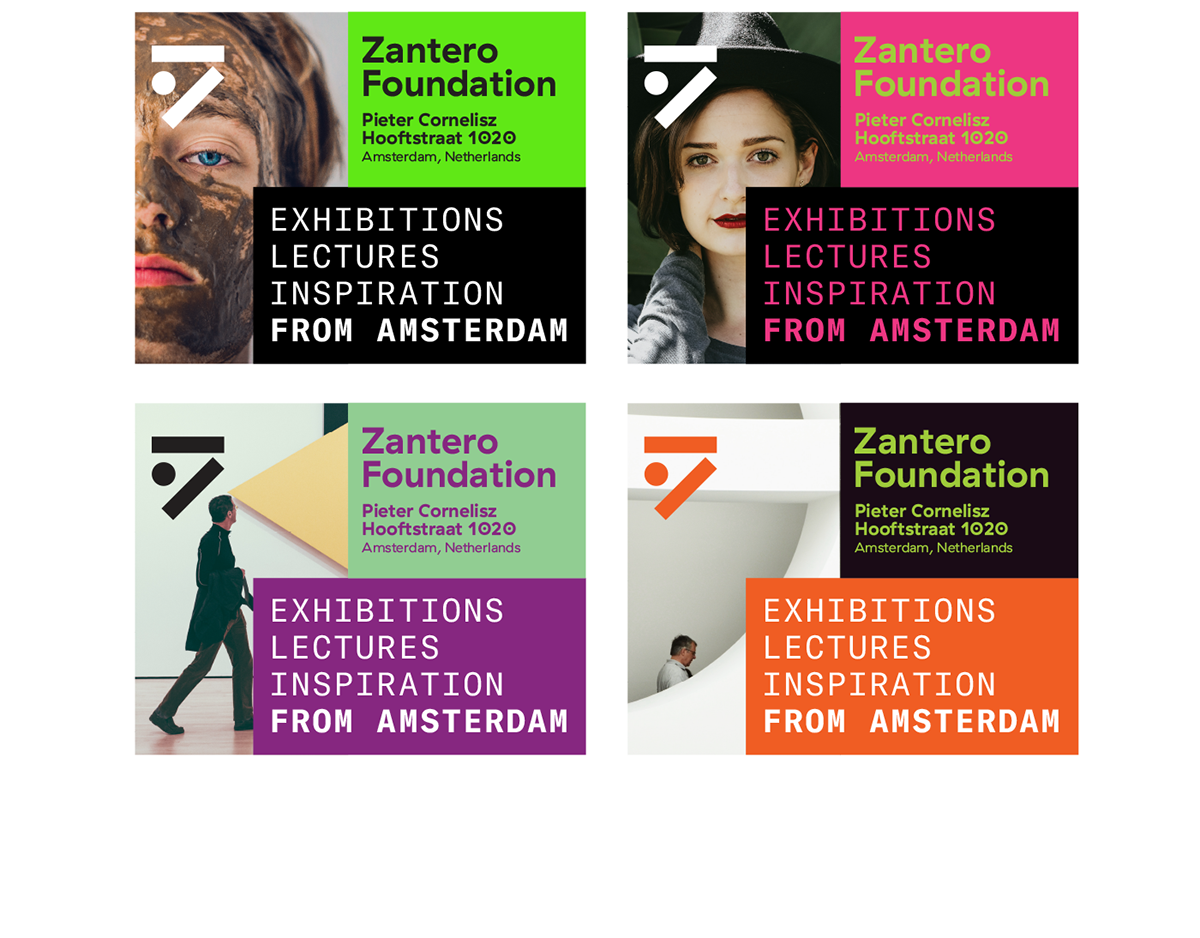 amsterdam branding  foundation culture contemporary art posters EBGE FOUNDATION CHARITY Foundation identity aicreativechallenge