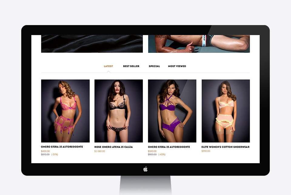 daxy panty store template Ecommerce site Responsive minimal