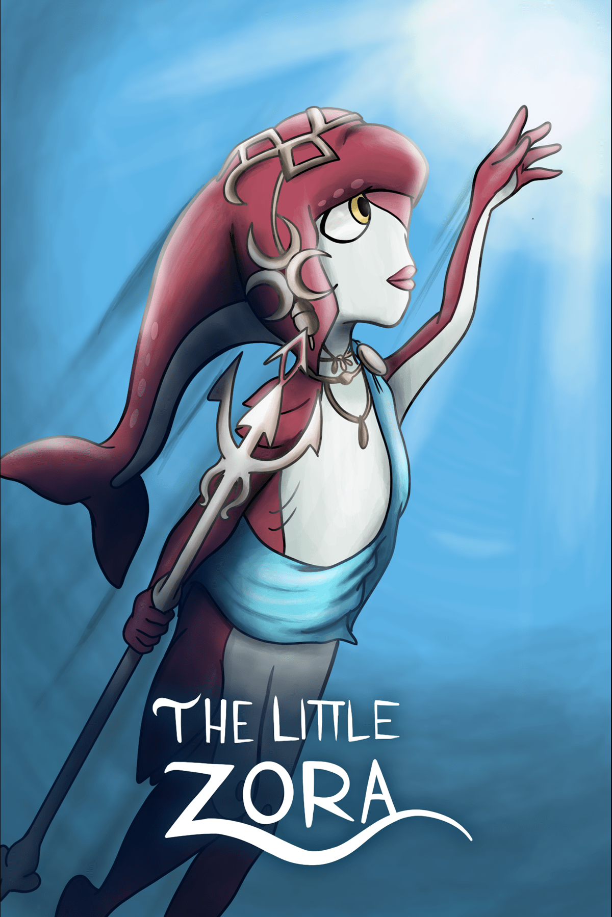 artwork cartoon Digital Art  disney Drawing  fanart ILLUSTRATION  Nintendo THE LEGEND OF ZELDA The Little Mermaid