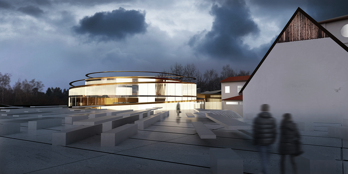 Viking Age Museum museum Bygdøy architectural proposal VIKING SHIP oslo norway visualisation vizualisation museum architecture design octanerender   Architectural design competition