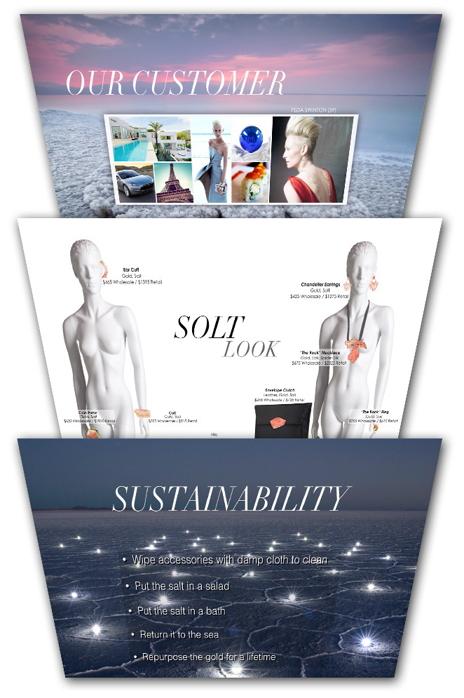 Adobe Portfolio Salt jewelry Sustainability luxury
