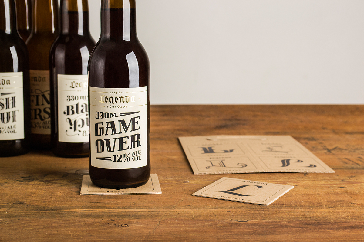 RENATO sopron AMI lettering typo graphic design beer craftbeer labels