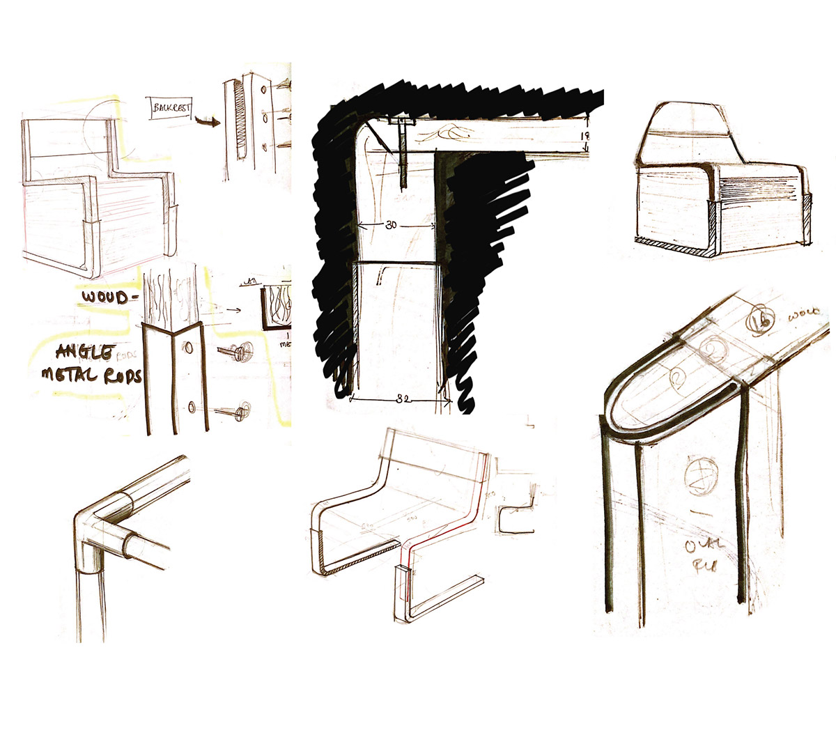multifunctional newspaper chair space storage furniture