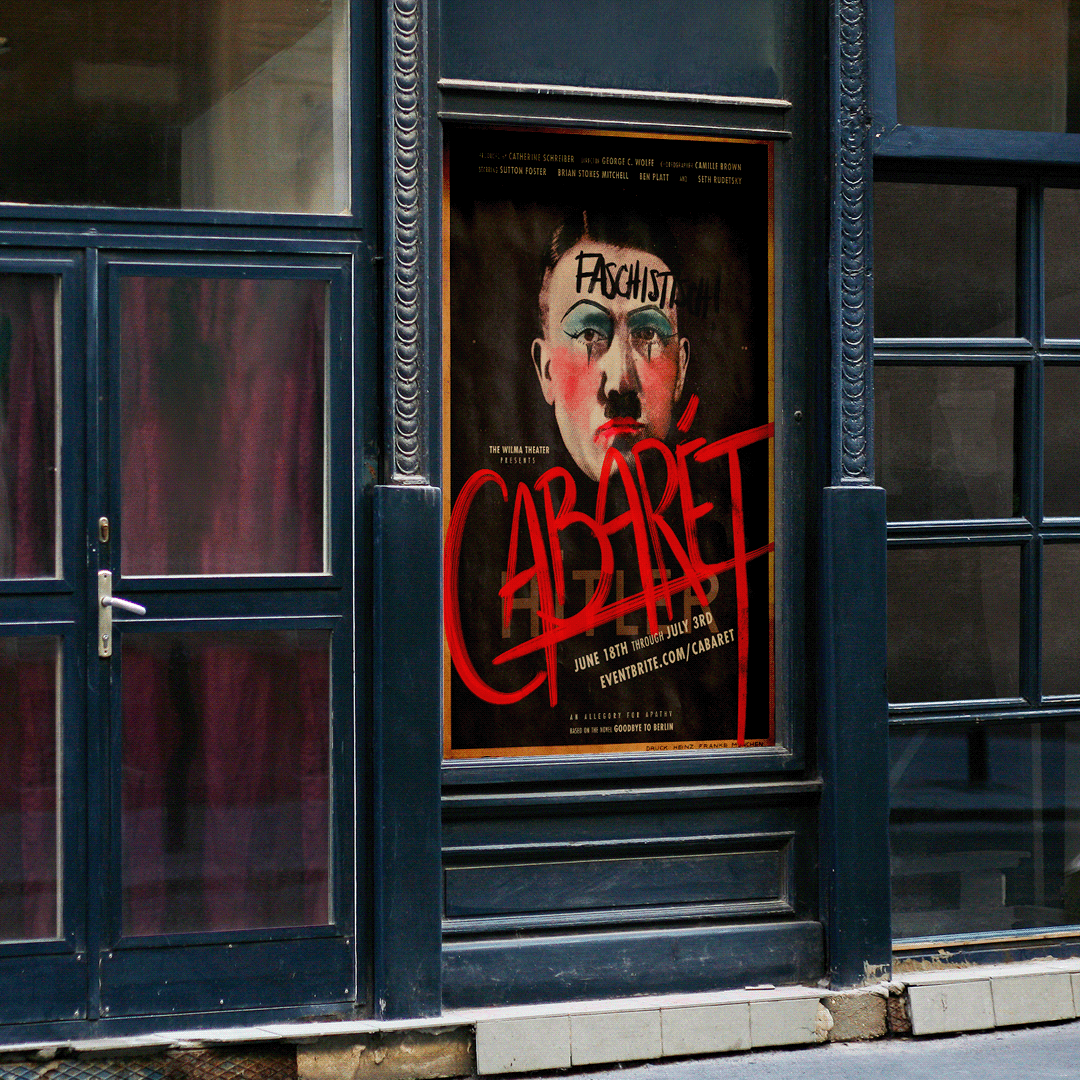 cabaret Dada Musical Poster Poster Design theater poster