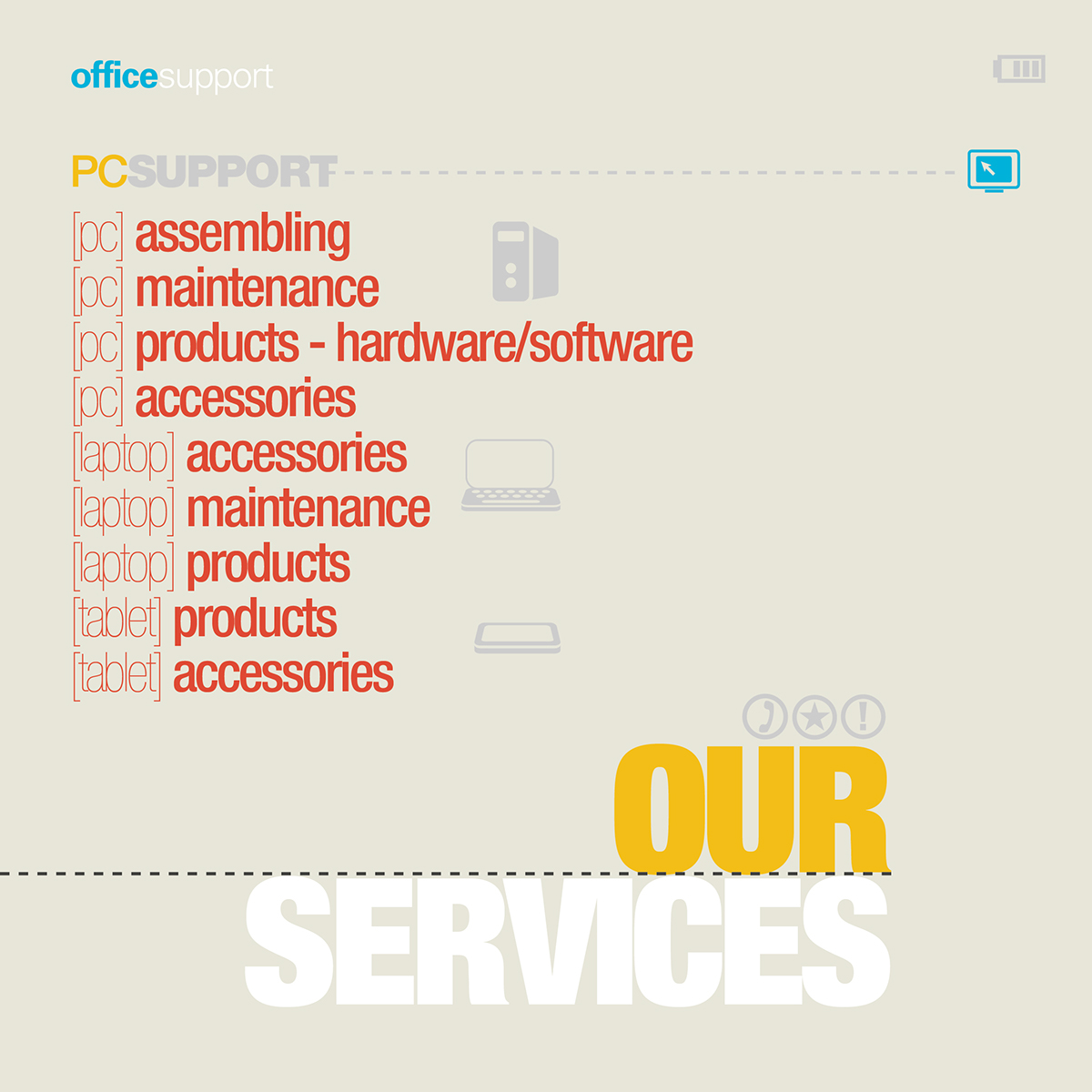 Office support infographic services