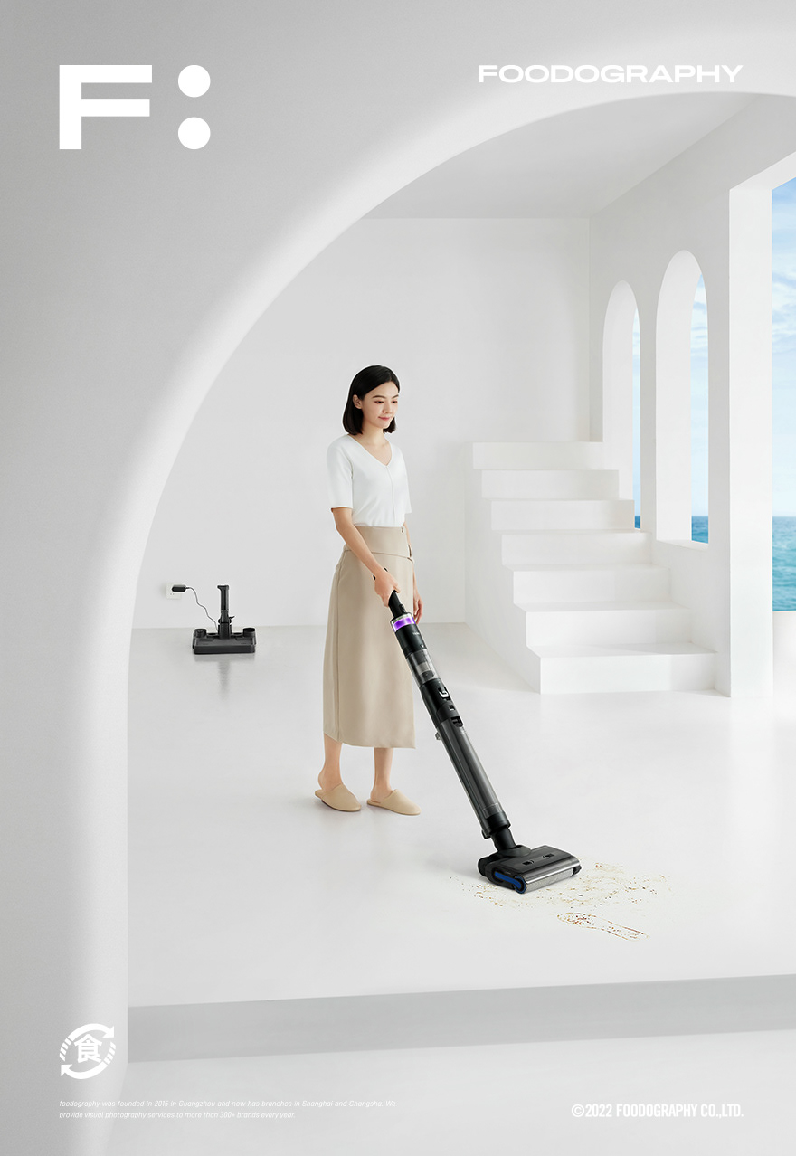 HAIER 海尔 洗地机 扫地机 吸尘器 静物摄影 photo 工业设计 家庭清洁 家清摄影