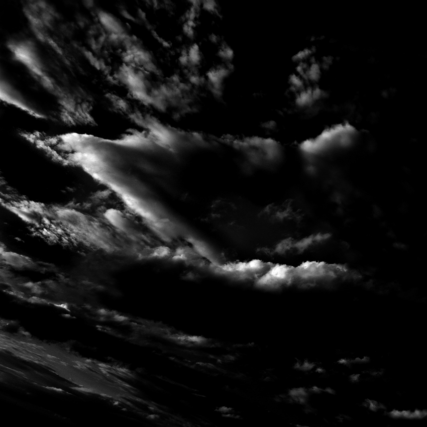 black & white clouds dark gloom SKY