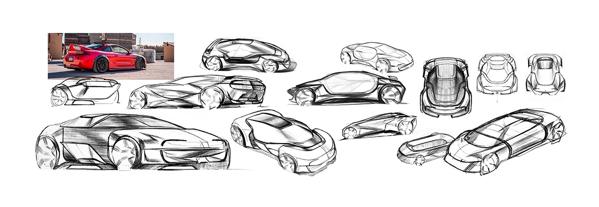 3D automotive   CGI design ILLUSTRATION  industrial design  UE4 Unreal Engine visualization