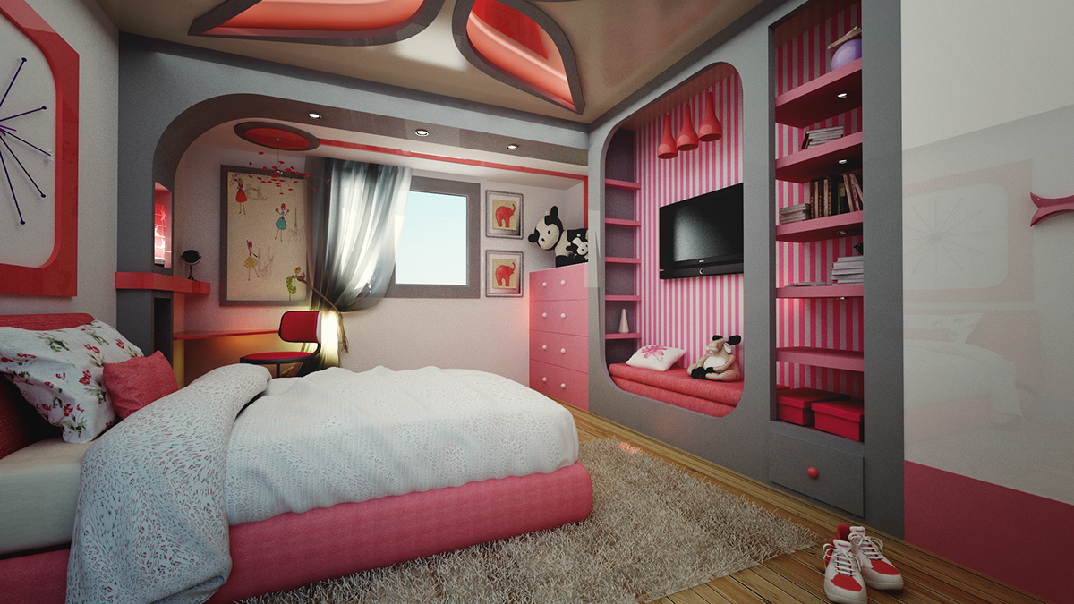 master bedroom kids bedroom Modern Design Interior colors egypt