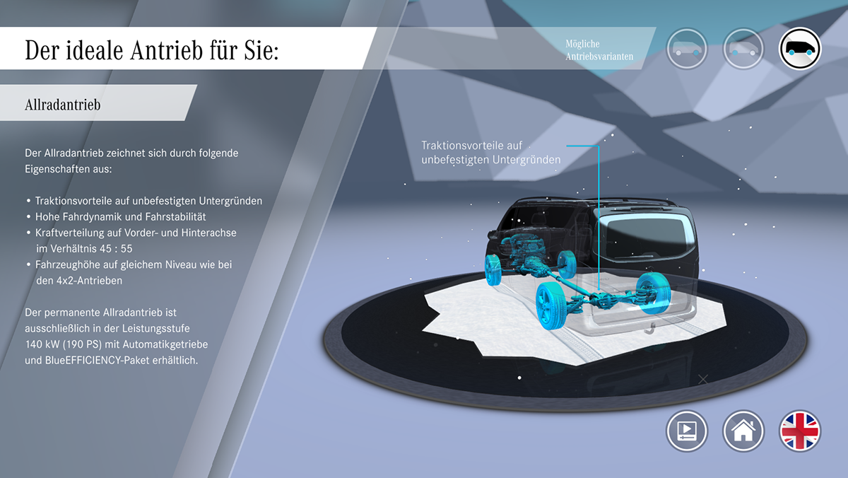 Adobe Portfolio IAA Exhibition  interactive exhibit trucks future mercedes-benz concept