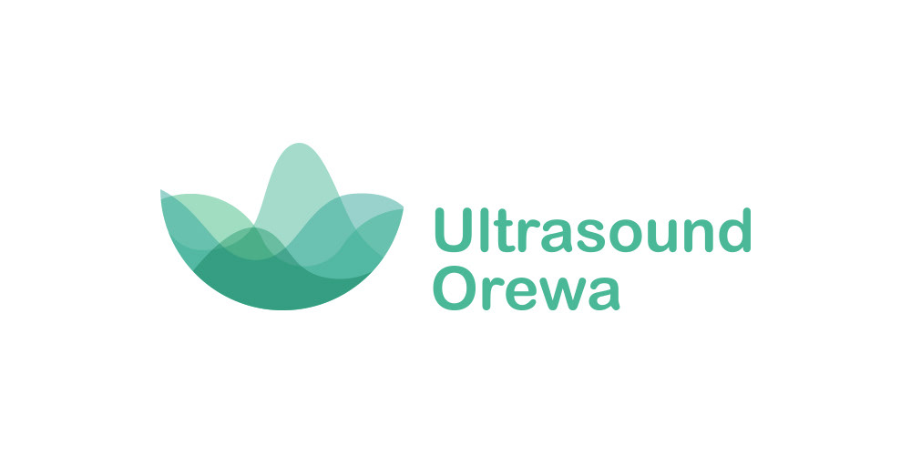 Ultrasound Clinical water Soundwaves branding  Render rendering logo