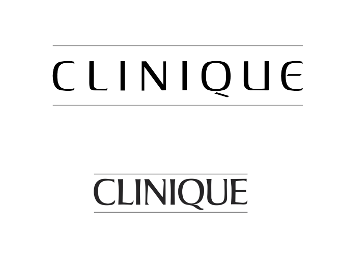 Clinique makeup redesign logo fresh type