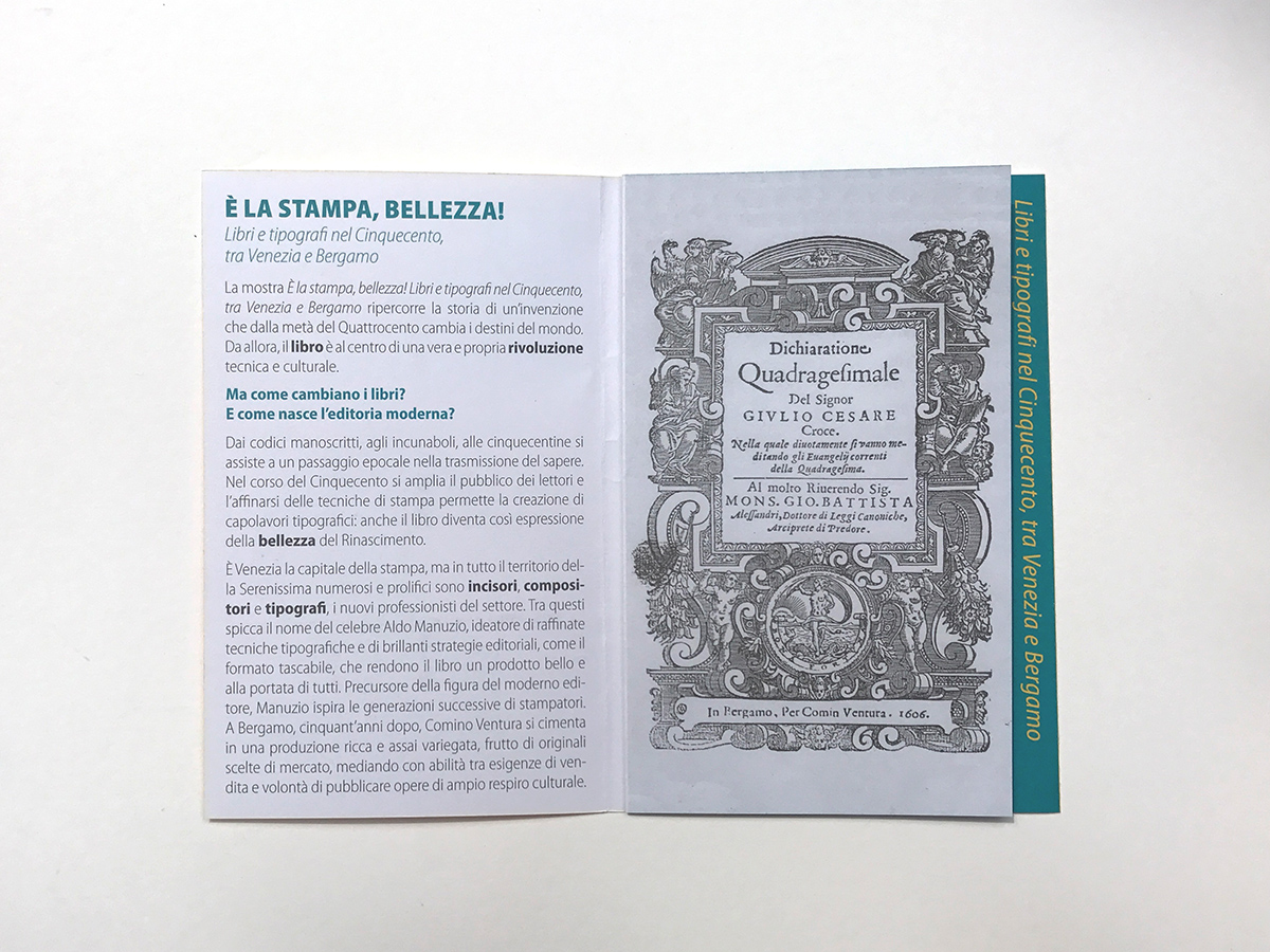 Exhibition  books classic books manuzio  early printing Venice bergamo incunabula