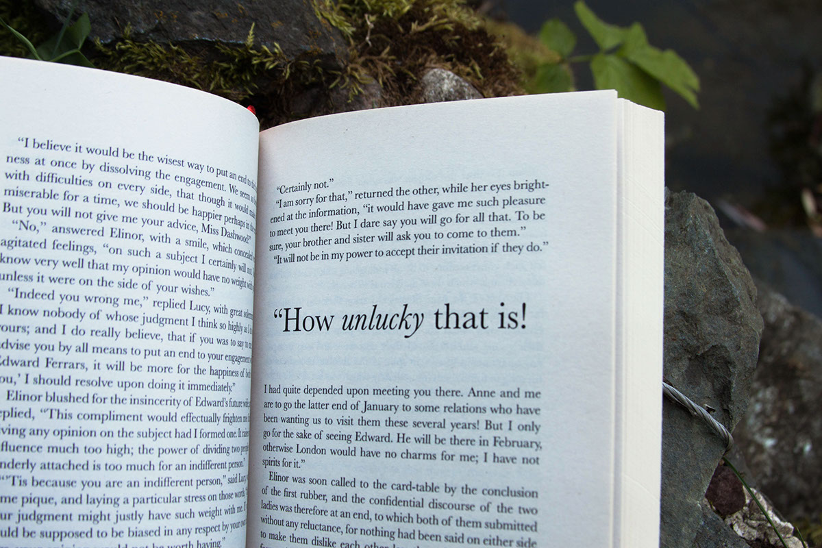 book print self-publishing classics typography  