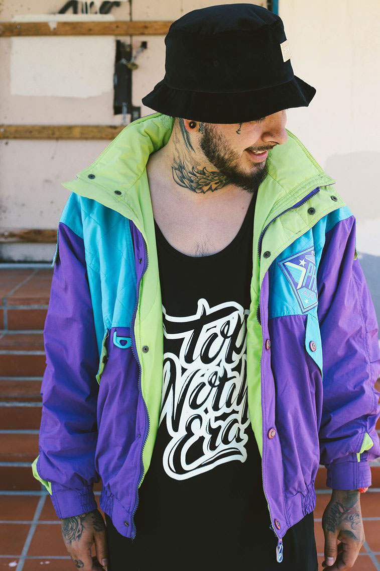 clothes apparel Style lettering top Notch era wear Urban design san francisco California usa vogue hip-hop