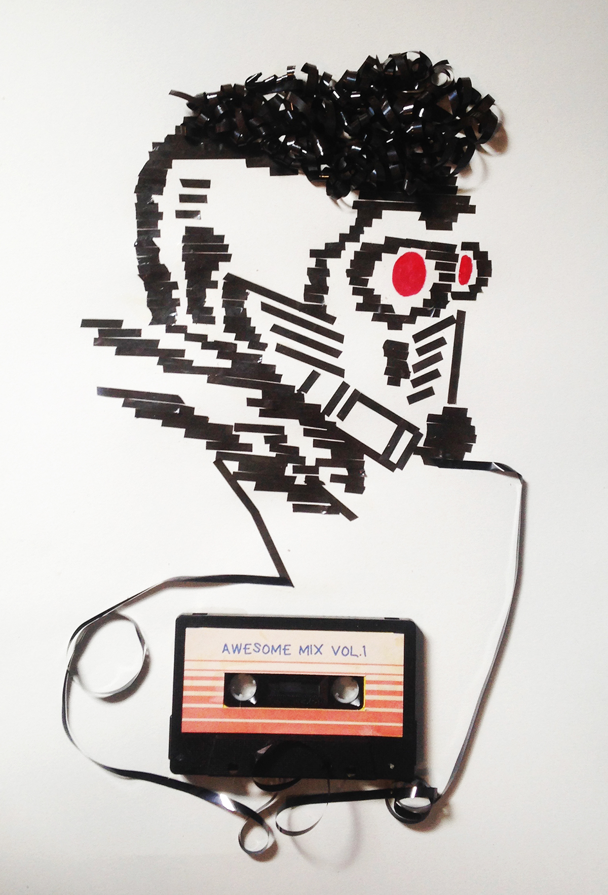 Guardians of the galaxy star lord cassette tape