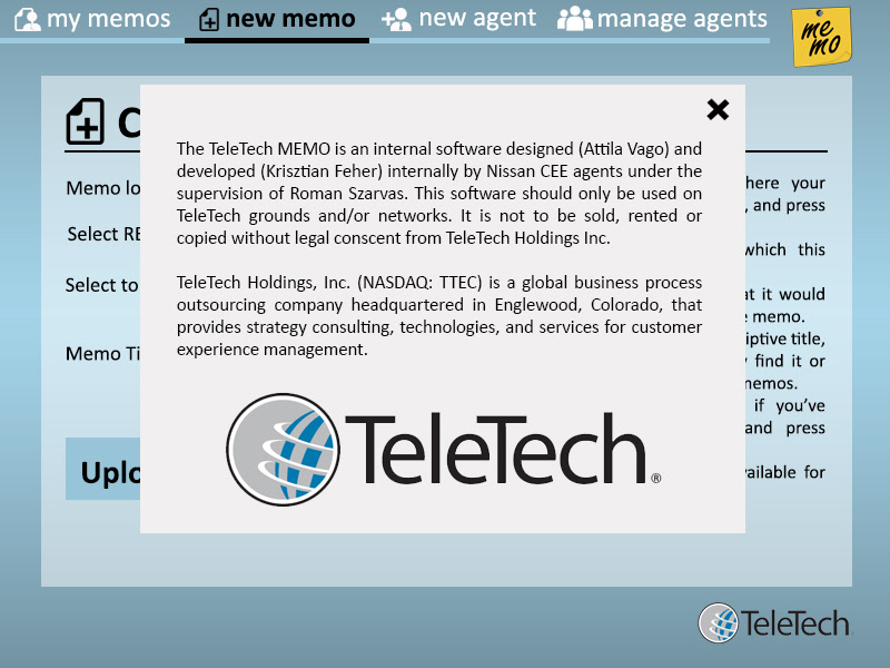 teletech software internal