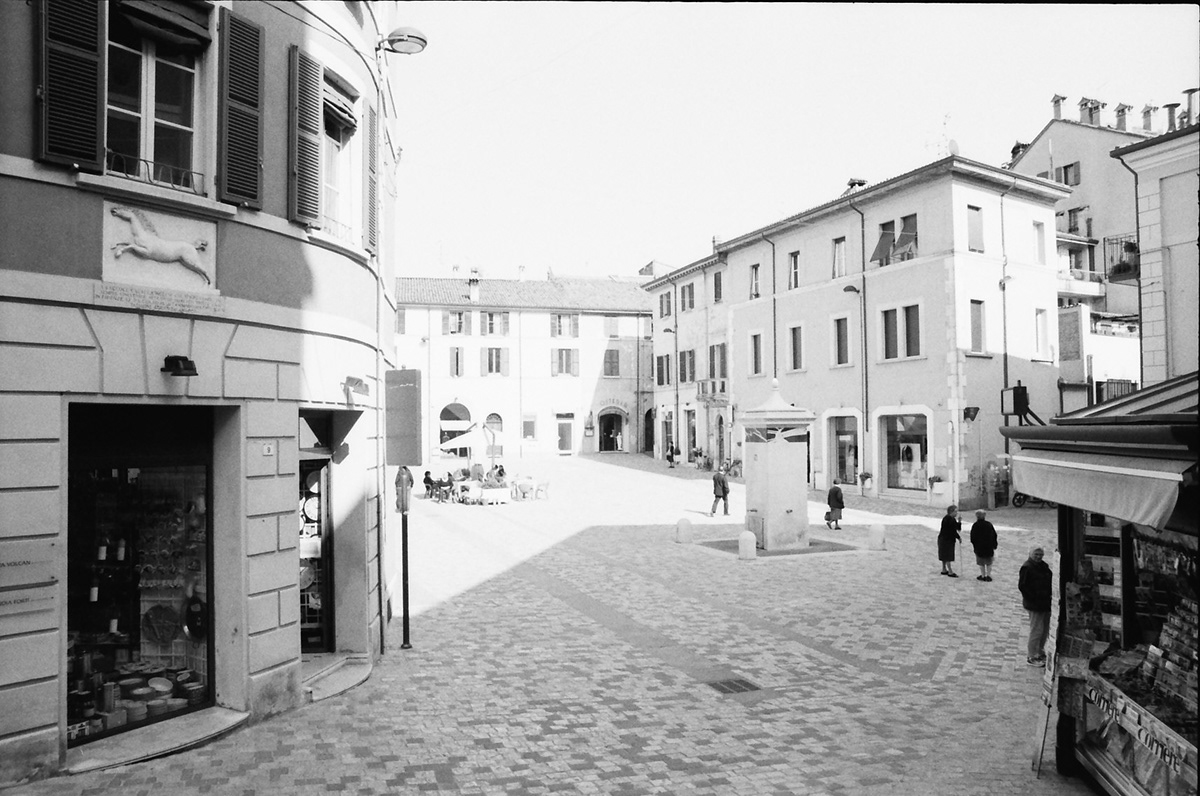 cesena centro storico Italy black White