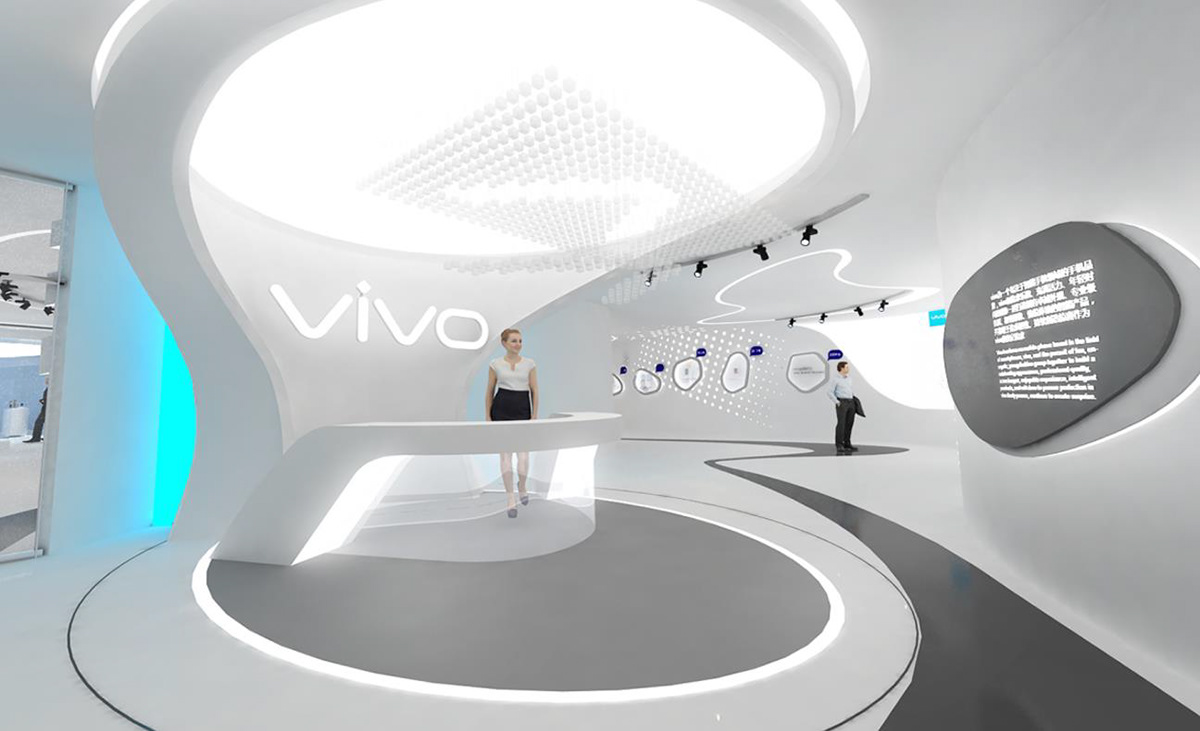 booth Exhibition  interior design  VIVO Space Design 2017