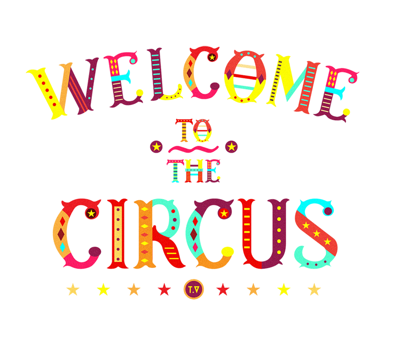 Circus freakshow circo clown payaso dwarf tano color alegria happy