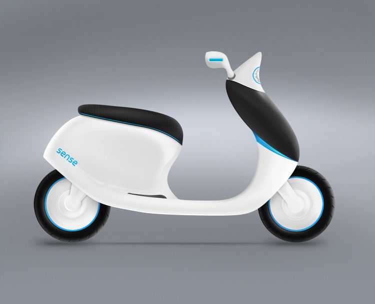Scooter Electric Scooter Auto Technology Pakcaging Storefront advertisment
