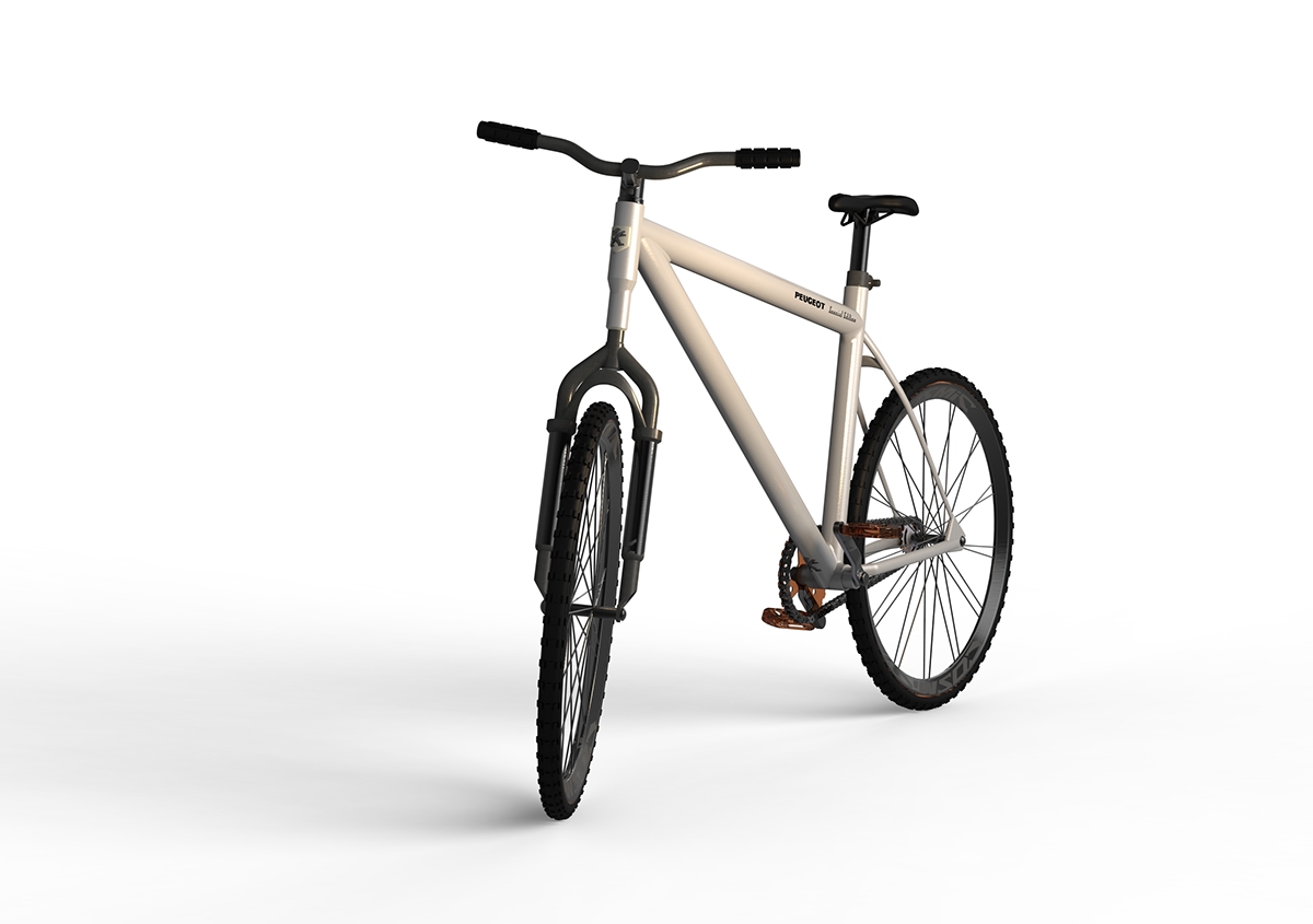 Bicycle Bike PEUGEOT france fixed Solidworks fixie concept