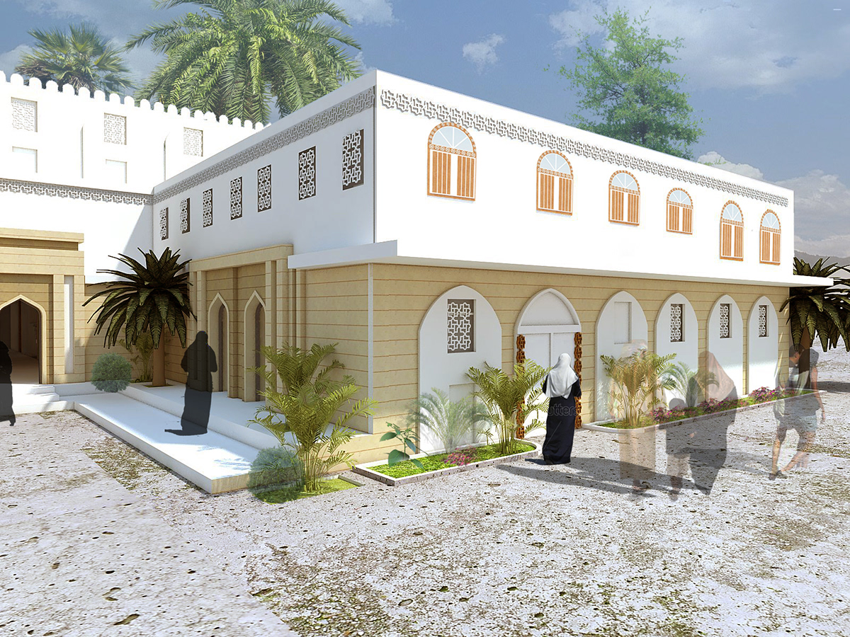 Render  V-Ray  SketchUP Islamic Architecture market development market