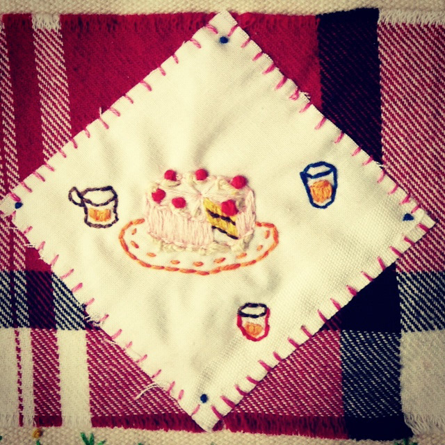 stitch Embroidery handmade rosafulart sunnyday spring childbood