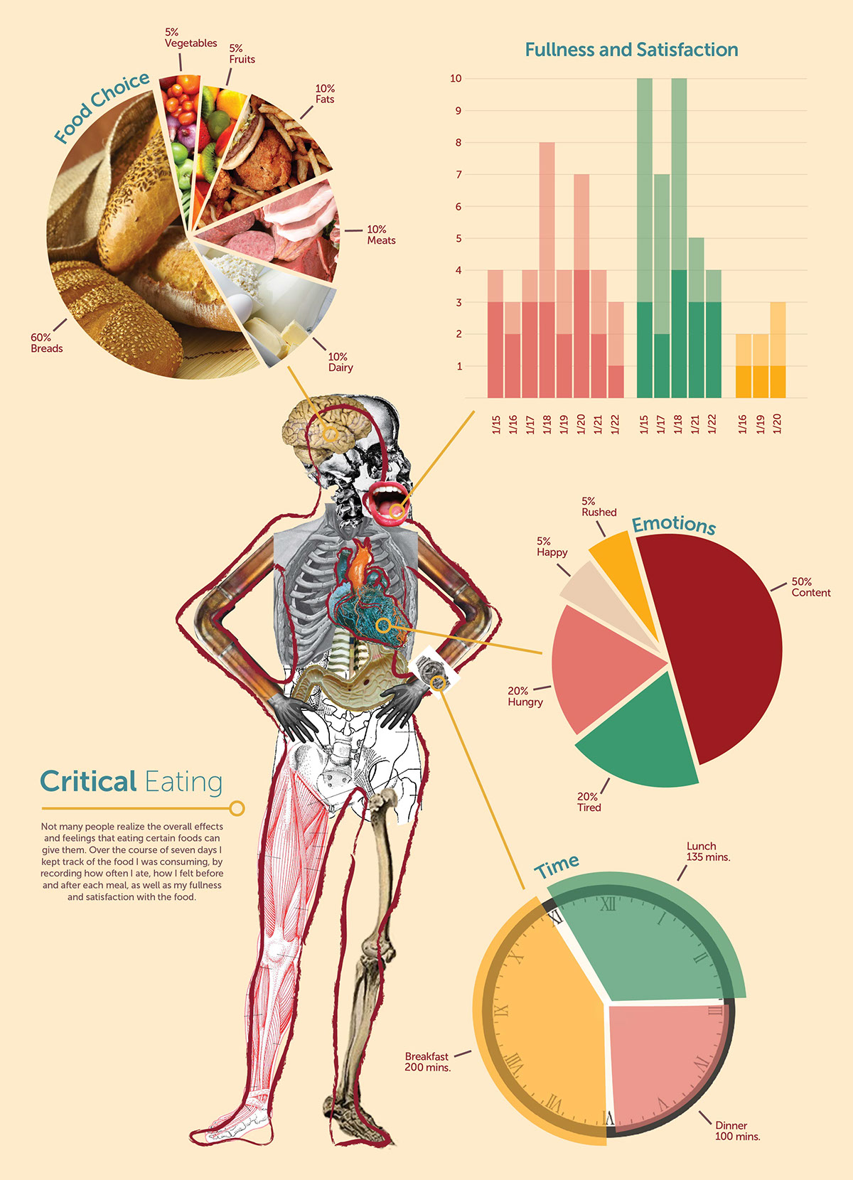 infographic collage Graphs