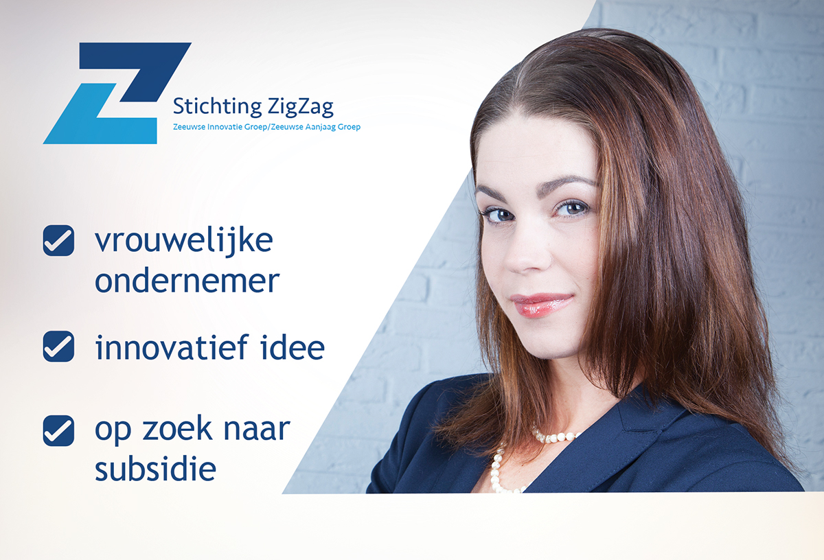 Stichting ZigZag ZigZag Zoekt infographics Website Vrouwelijk ondernemerschap