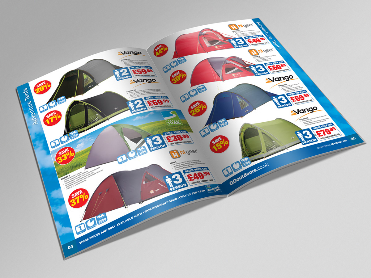 Catalogue a4 colour tents
