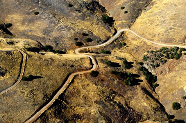 Aerial Photography landscape s Creeks s curves topography