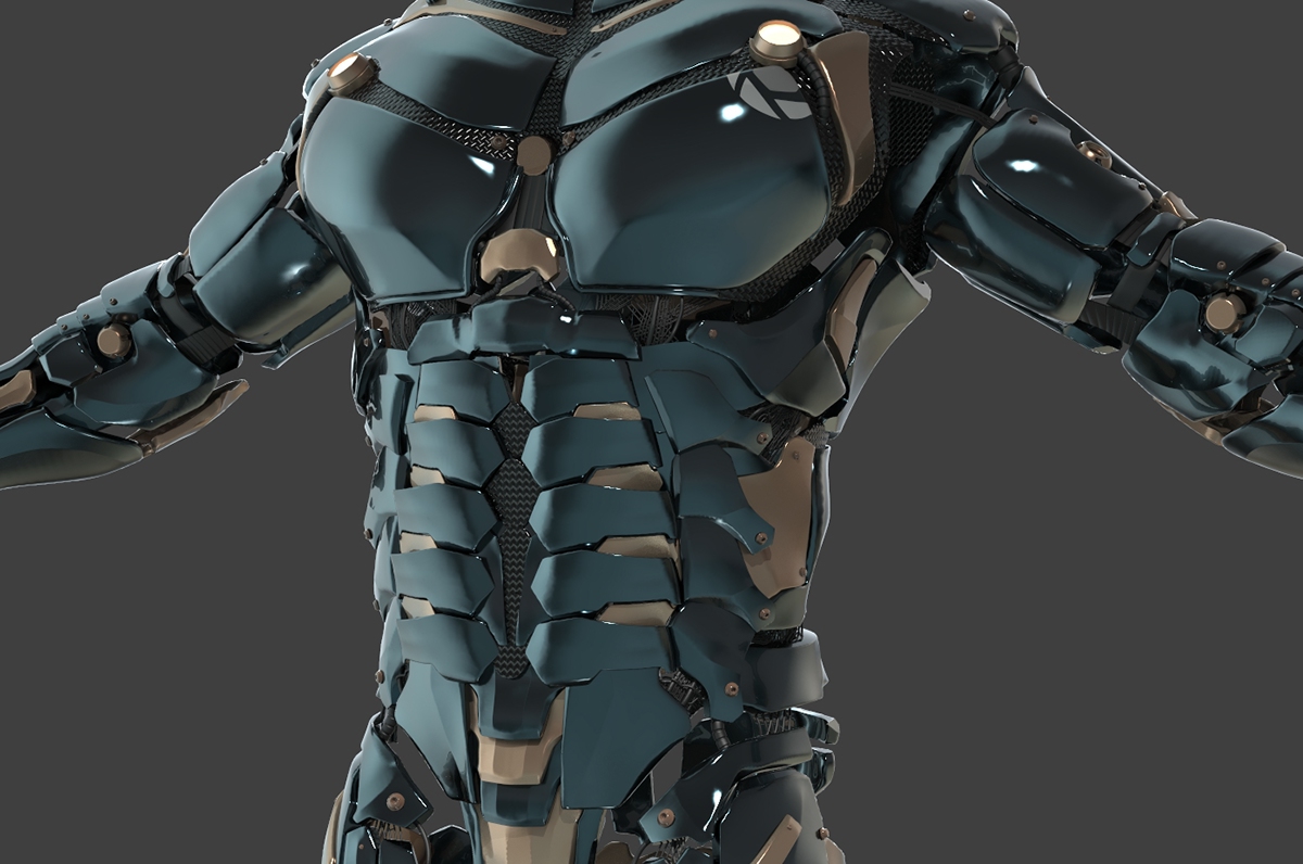 futuristic Armor sci-fi