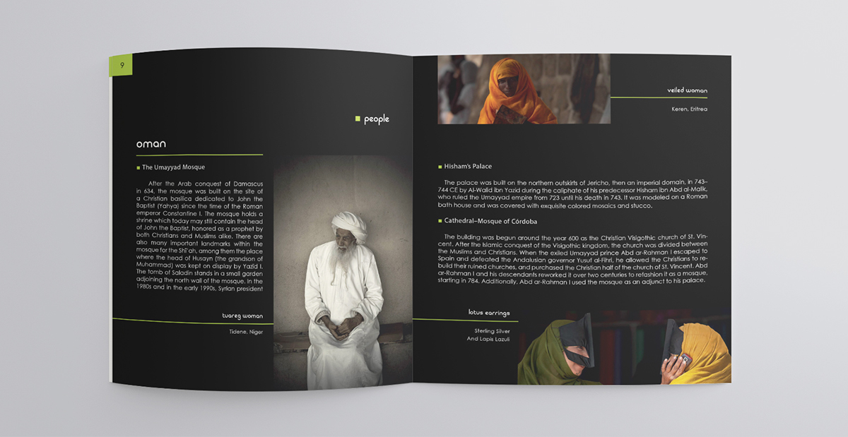 arabic culture Booklet Corporate Identity