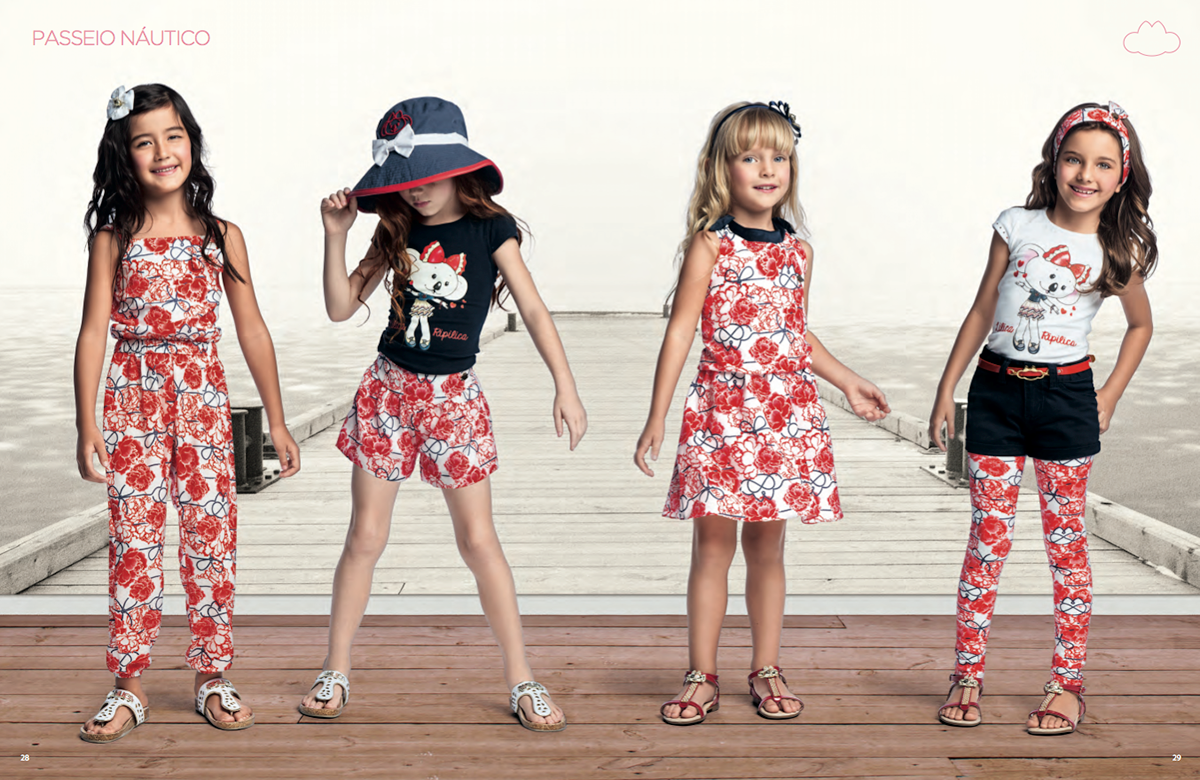 lilicaripilica spring Collection kidswear