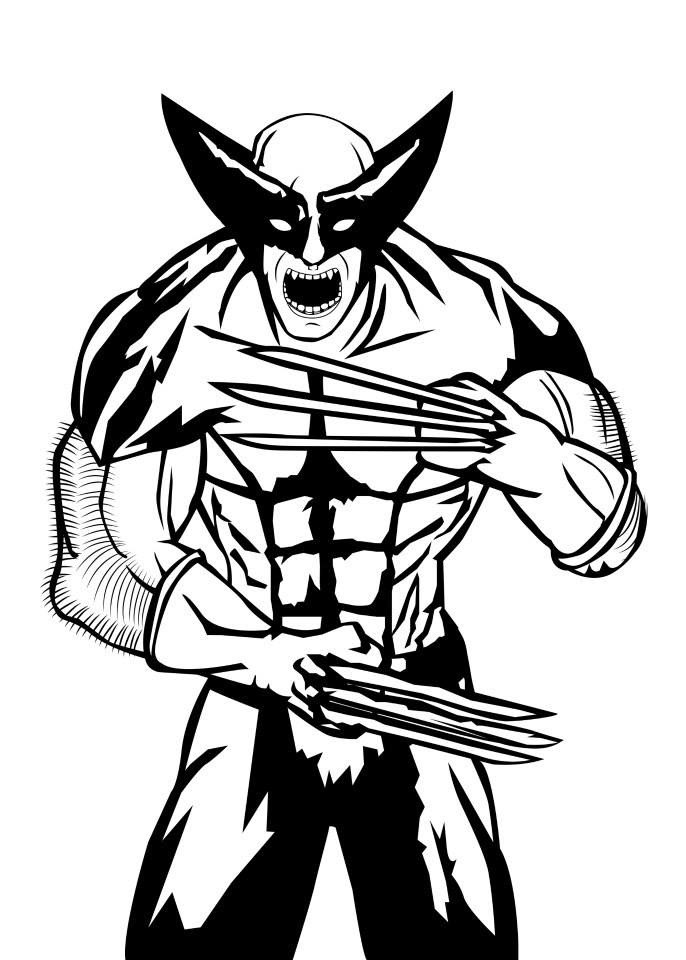 wolverine deadpool marvel Fan Art Comic Book ILLUSTRATION 