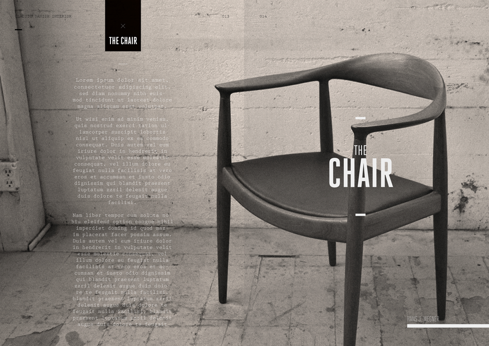 #magazine #Design #danish #layout graphic #interior #furniture  #Classic #orange