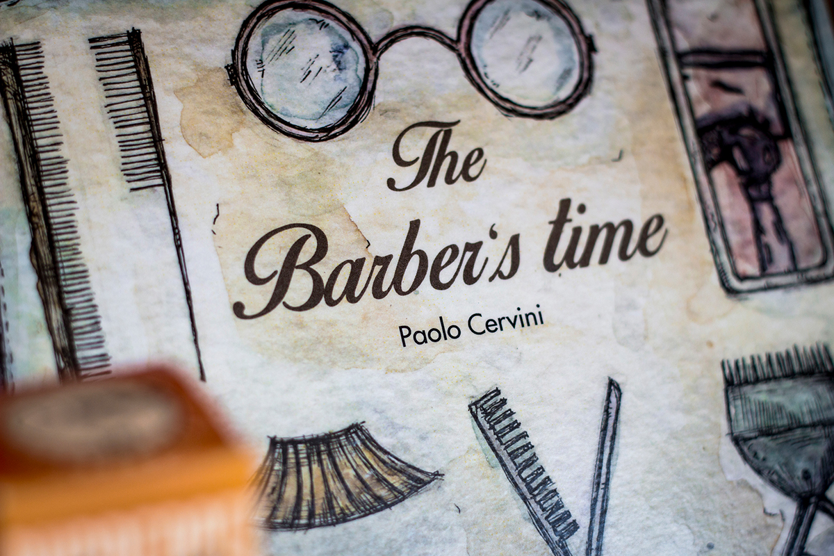 design graphic book bookillustrated barber old vintage