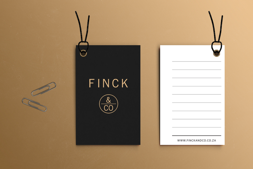Fink & Co identity stationary