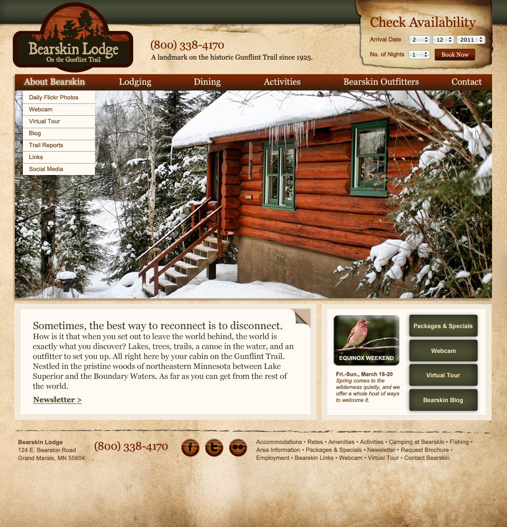 Hospitality tourism lodge cabin