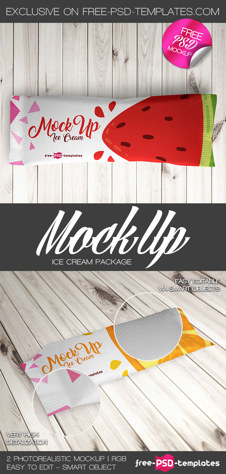 chocolate ice icecream milk package Packaging Mockup free product mockups