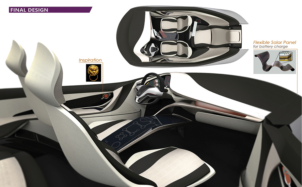 mercedes-benz Interior design car coupe
