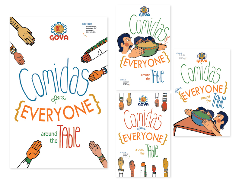 CCAD goya re-brand bilingual latin american multicultural foods Large company branding brand refresh Re-Positioning
