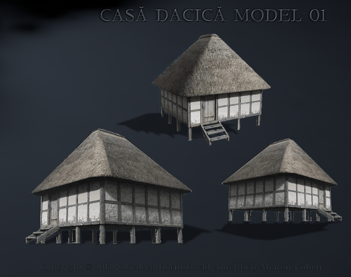 Dacian architecture. Dacia houses Dacia houses Case din Dacia Arhitectură Dacică romania
