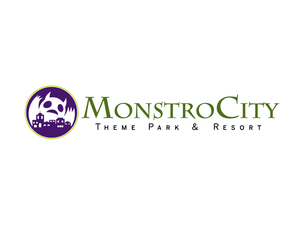 monsters icons signs Signage billboard Water Tower green orange purple