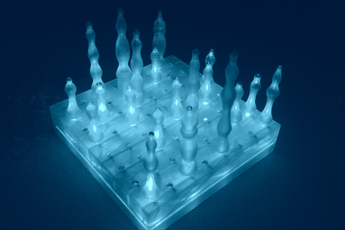 chess design glass design