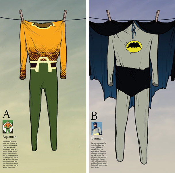 SuperHero alphabet Aquaman batman catwoman Daredevil elongated man Flash Green Lantern he-man jesus superman punisher robin wonder woman