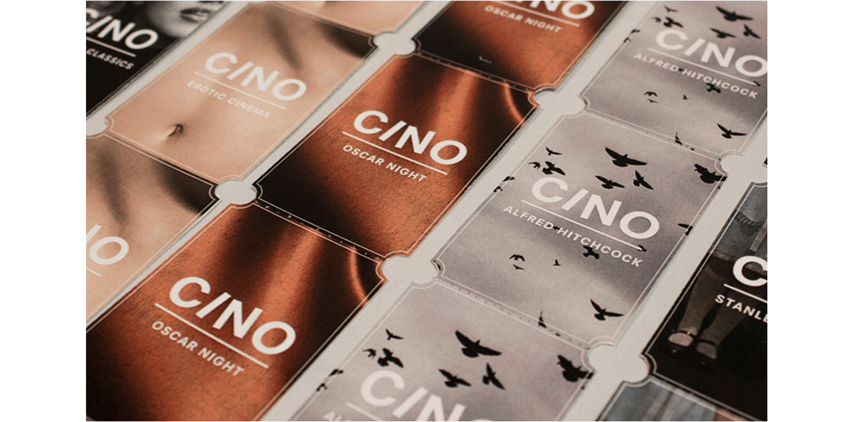 cino films Movies festival denmark danish Cinema Theatre logo business card campaign advert poster lynch stills