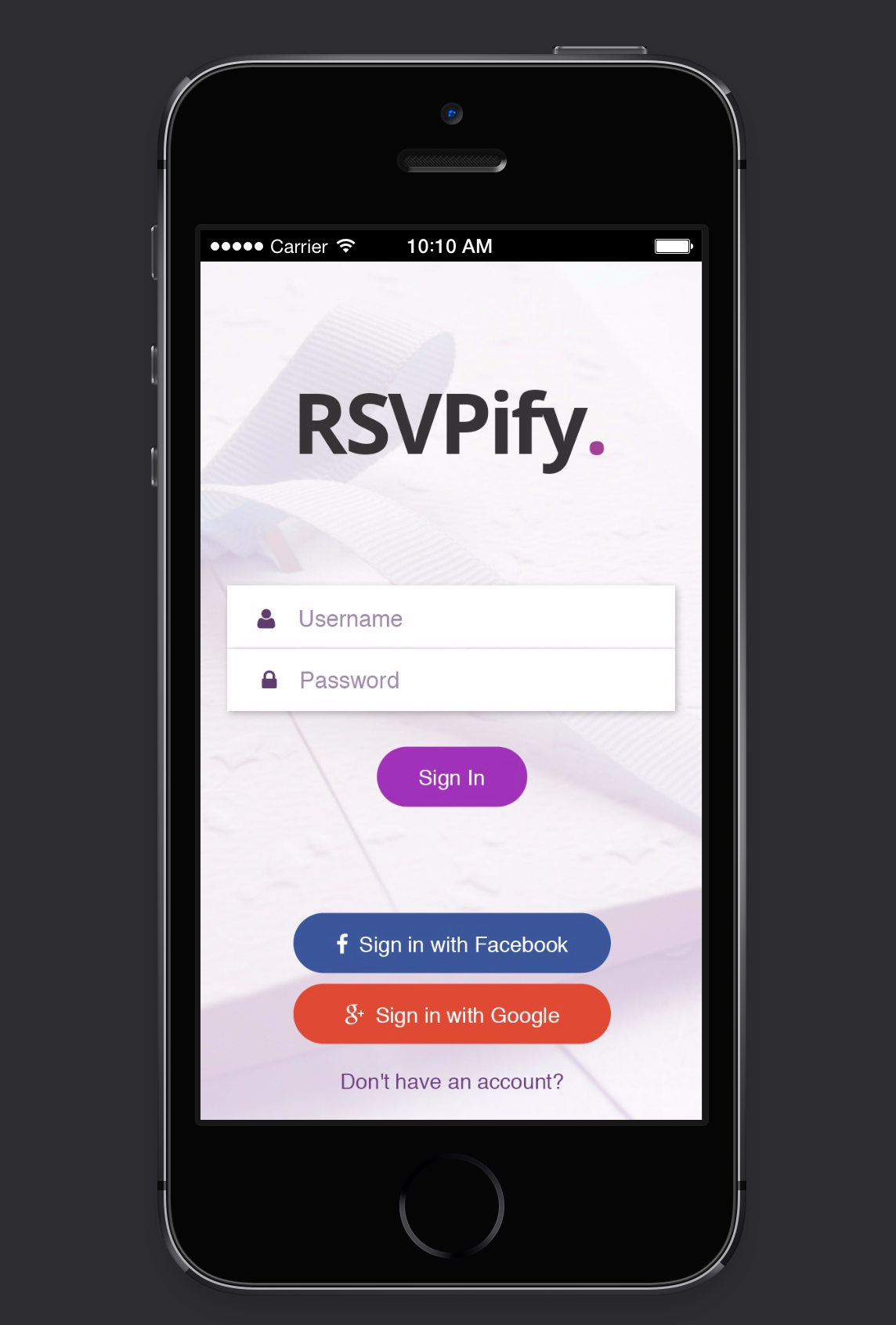iphone rsvp Event app
