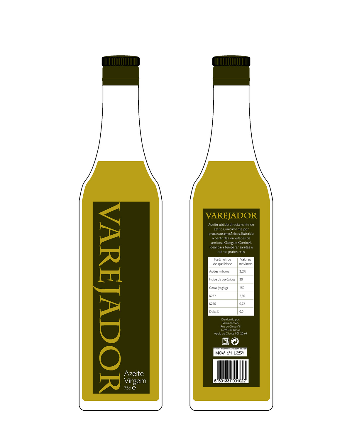 Olive Oil AZEITE embalagem